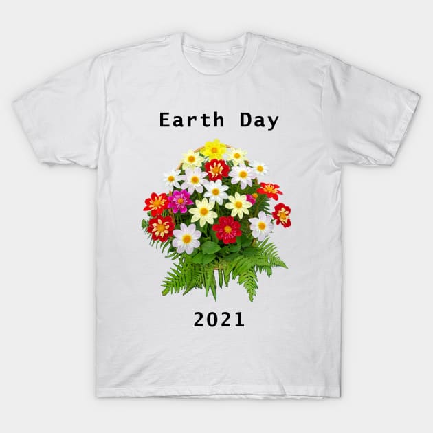 Bouquet for Earth Day 2021 T-Shirt by ellenhenryart